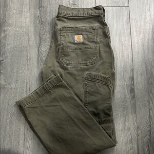 Unisex Carhartt Green Cargo Pants